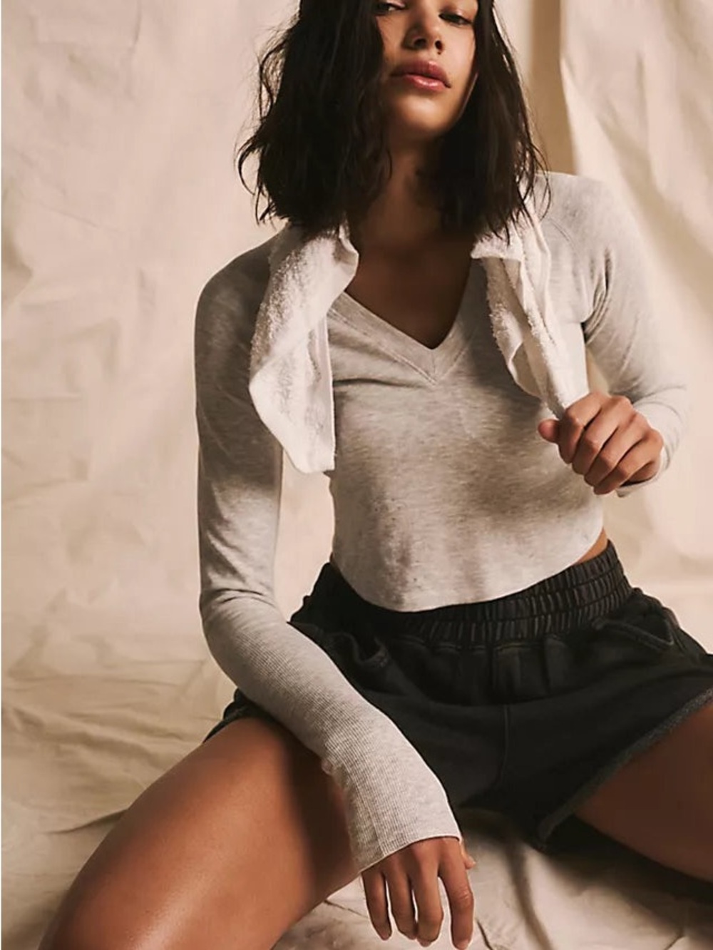 Free People Movement Too Good Long Sleeve Layer Top, Size XS